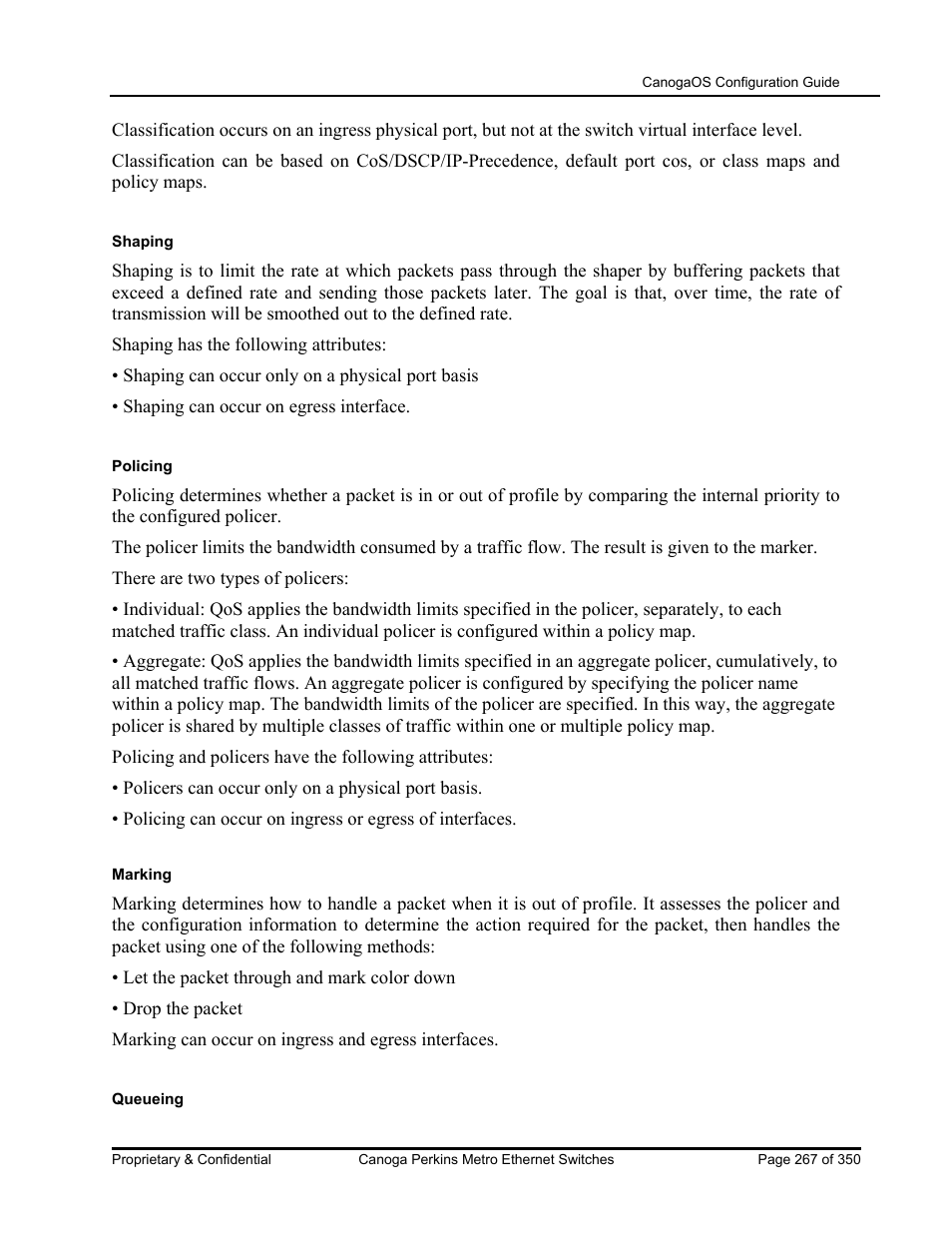 CANOGA PERKINS CanogaOS Configuration Guide User Manual | Page 267 / 350