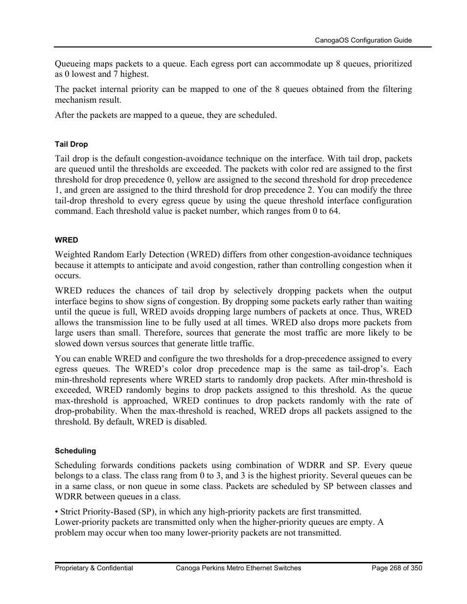 CANOGA PERKINS CanogaOS Configuration Guide User Manual | Page 268 / 350