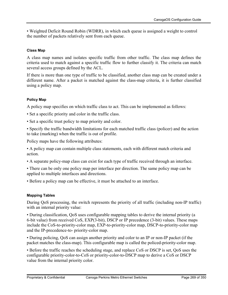 CANOGA PERKINS CanogaOS Configuration Guide User Manual | Page 269 / 350