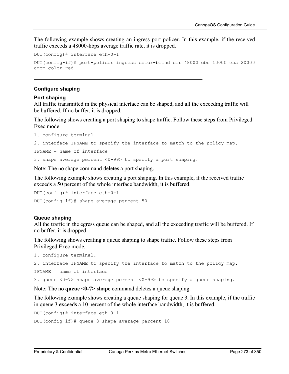 CANOGA PERKINS CanogaOS Configuration Guide User Manual | Page 273 / 350
