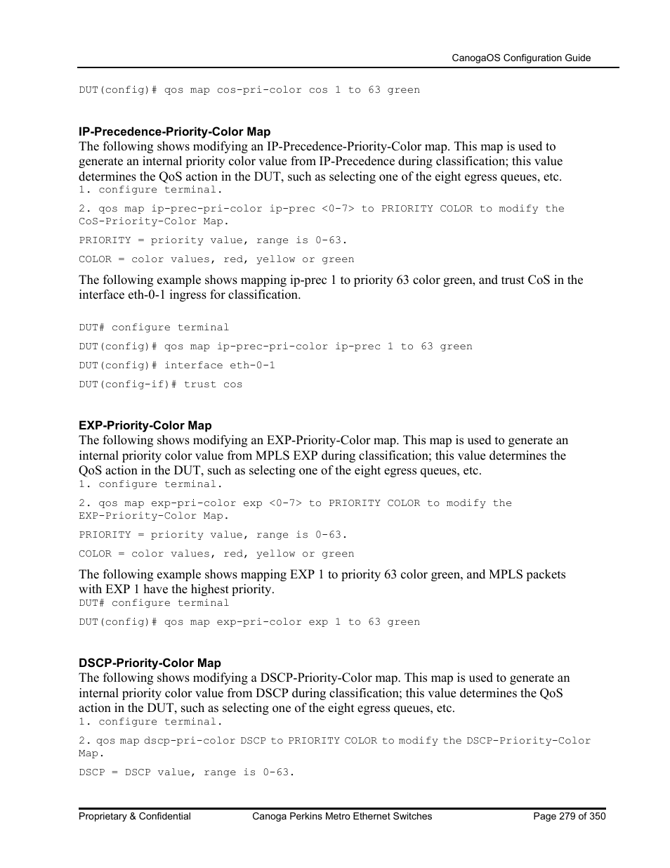 CANOGA PERKINS CanogaOS Configuration Guide User Manual | Page 279 / 350