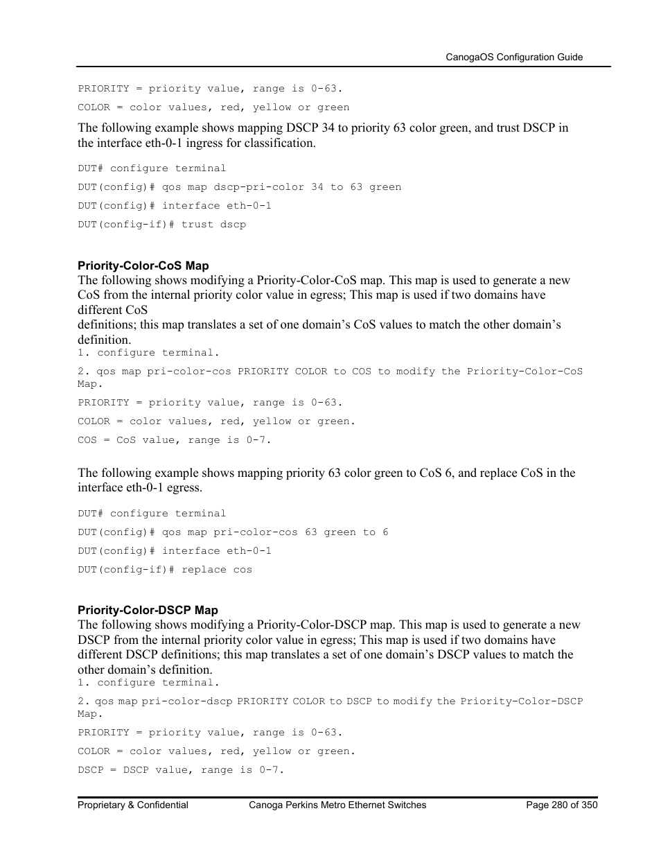 CANOGA PERKINS CanogaOS Configuration Guide User Manual | Page 280 / 350