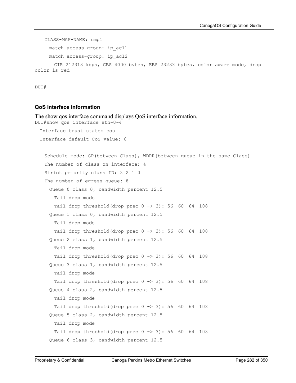 CANOGA PERKINS CanogaOS Configuration Guide User Manual | Page 282 / 350