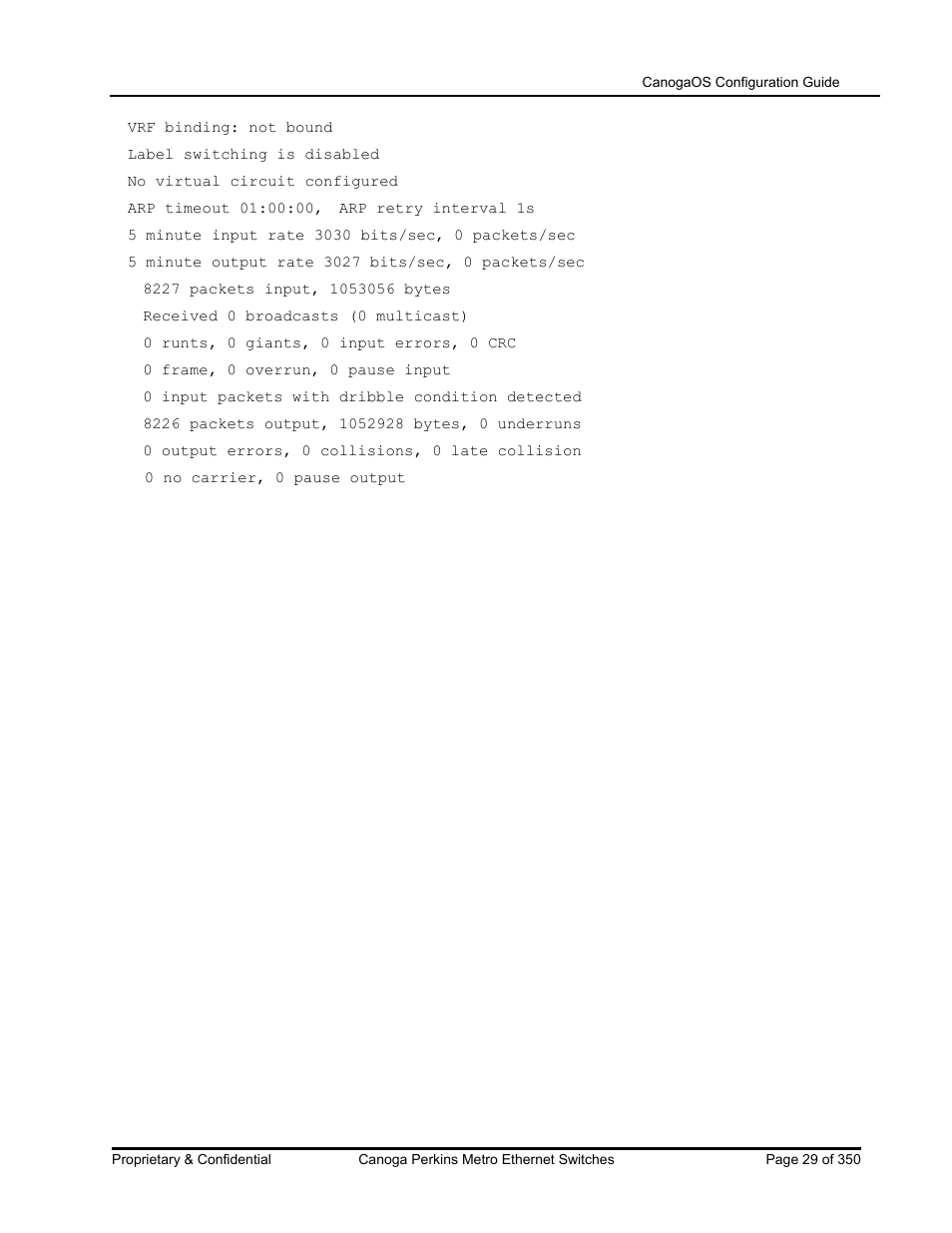 CANOGA PERKINS CanogaOS Configuration Guide User Manual | Page 29 / 350