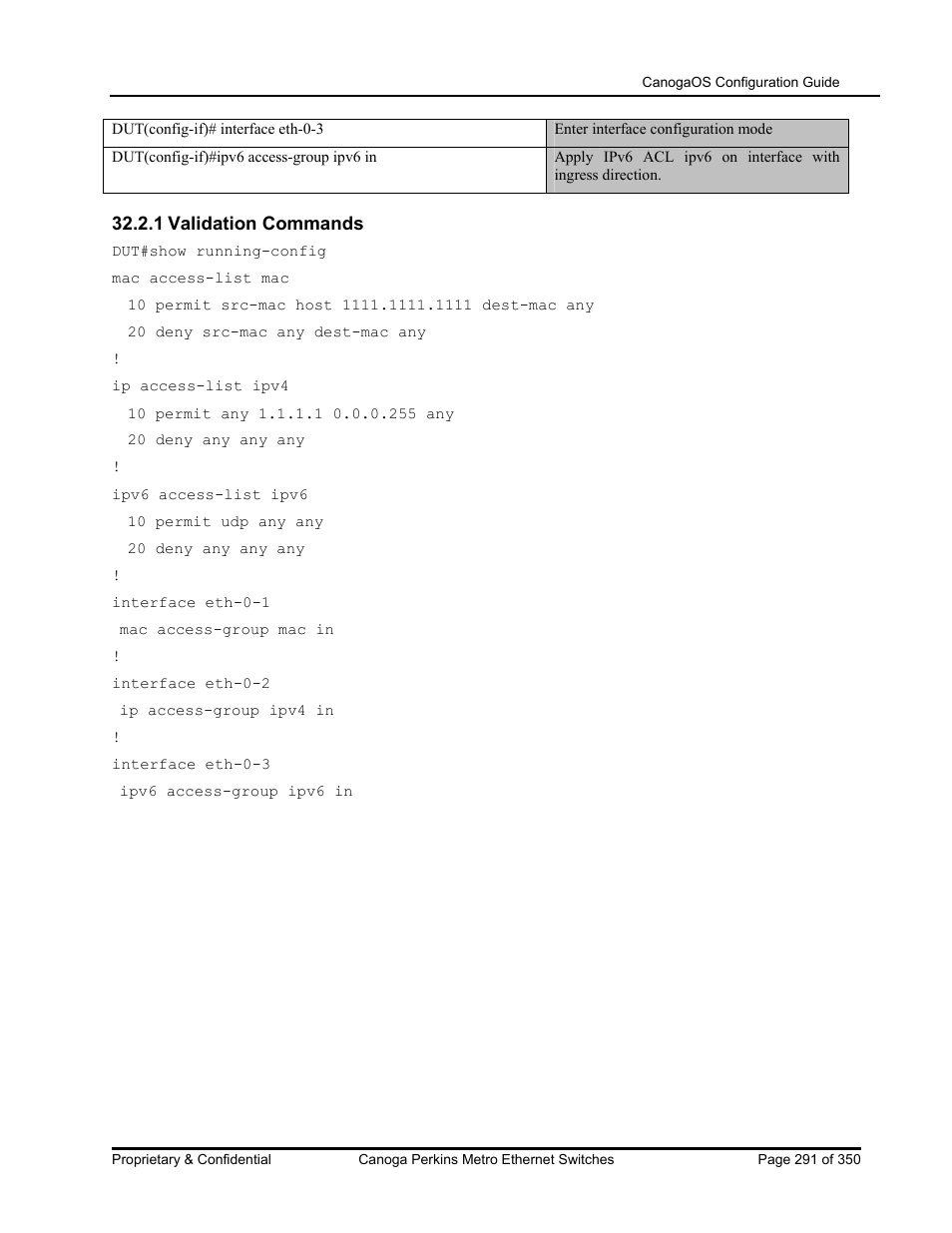 CANOGA PERKINS CanogaOS Configuration Guide User Manual | Page 291 / 350