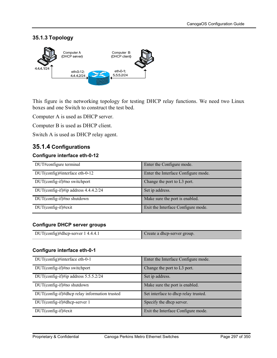 CANOGA PERKINS CanogaOS Configuration Guide User Manual | Page 297 / 350