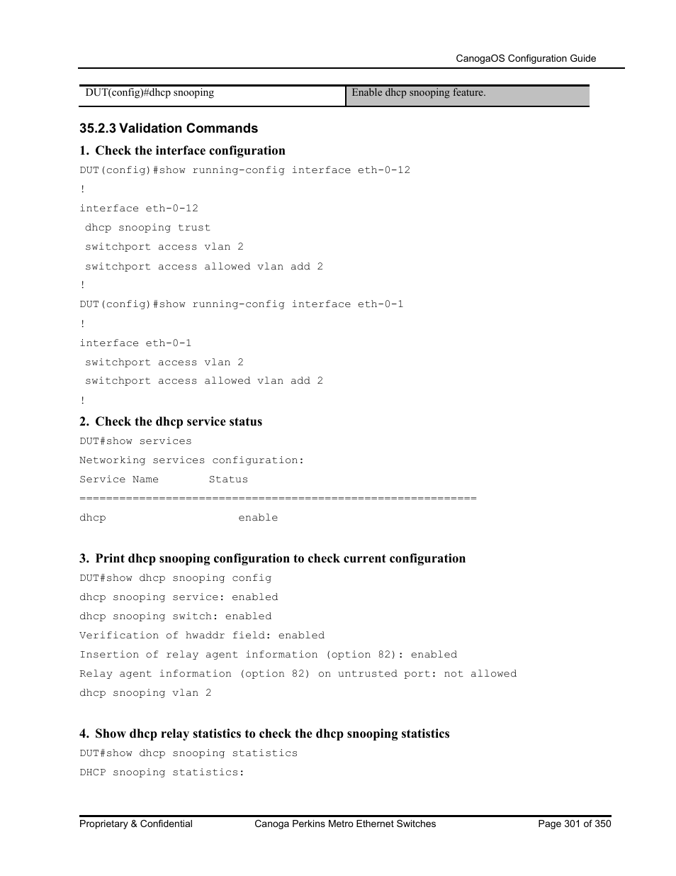 CANOGA PERKINS CanogaOS Configuration Guide User Manual | Page 301 / 350