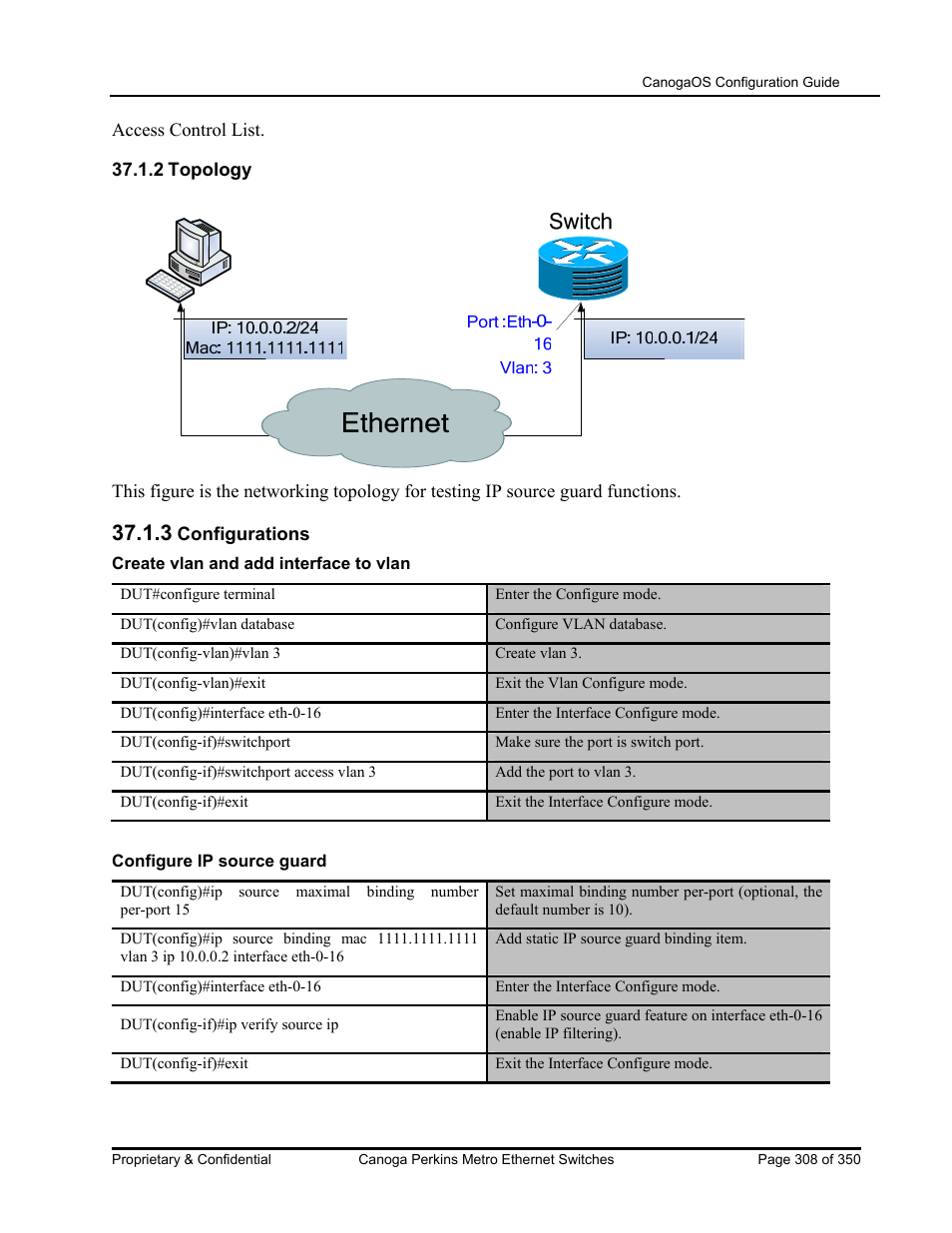 CANOGA PERKINS CanogaOS Configuration Guide User Manual | Page 308 / 350