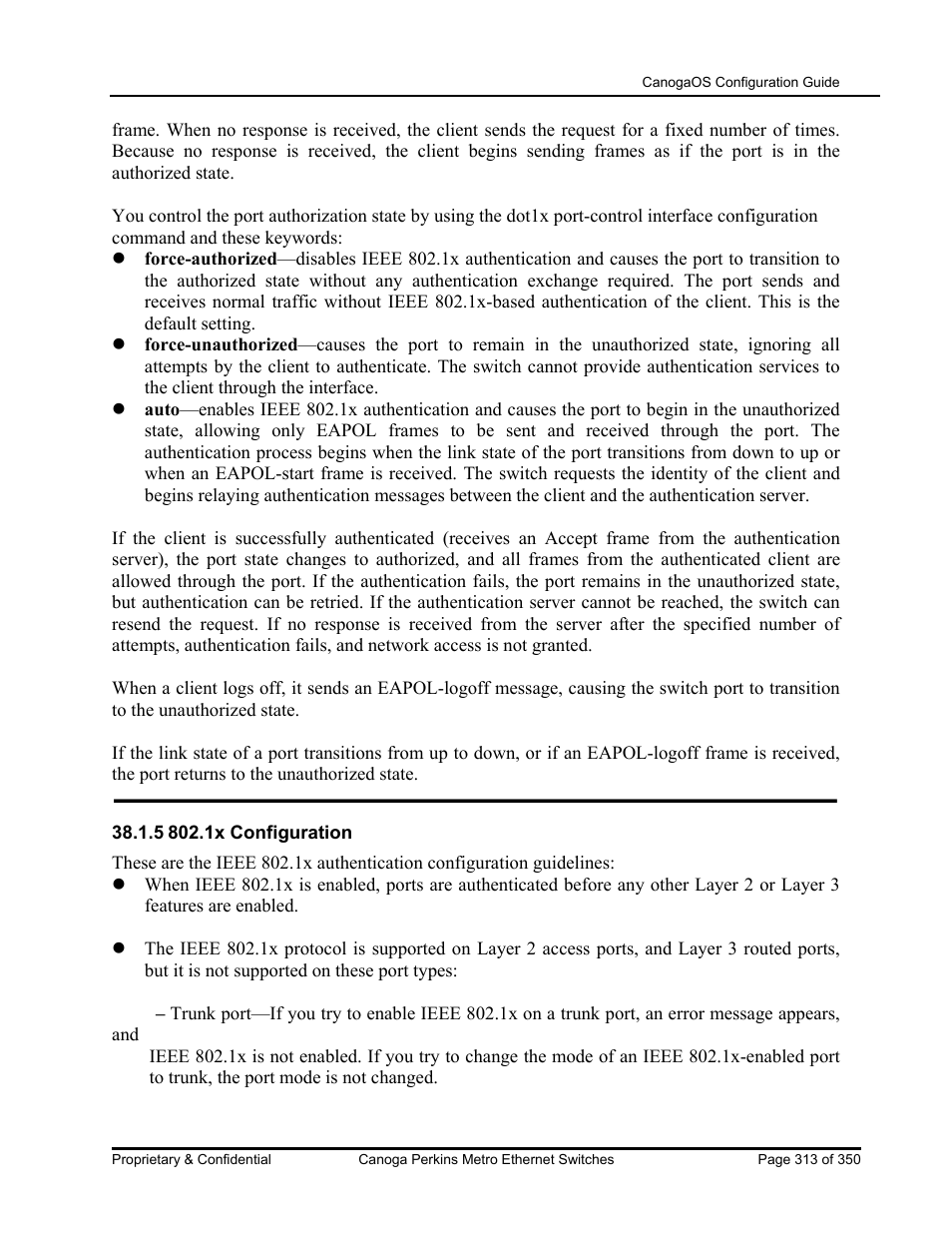 CANOGA PERKINS CanogaOS Configuration Guide User Manual | Page 313 / 350