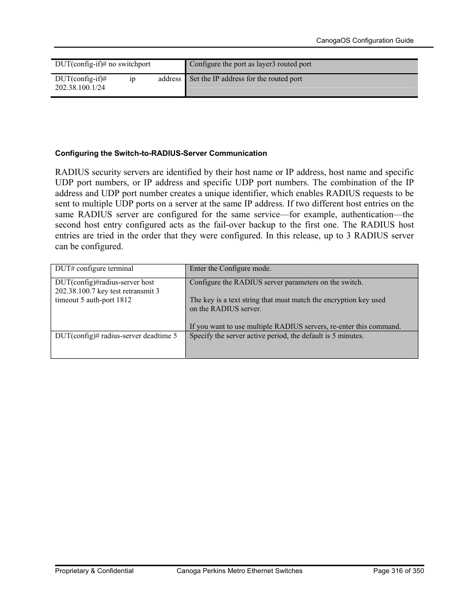 CANOGA PERKINS CanogaOS Configuration Guide User Manual | Page 316 / 350
