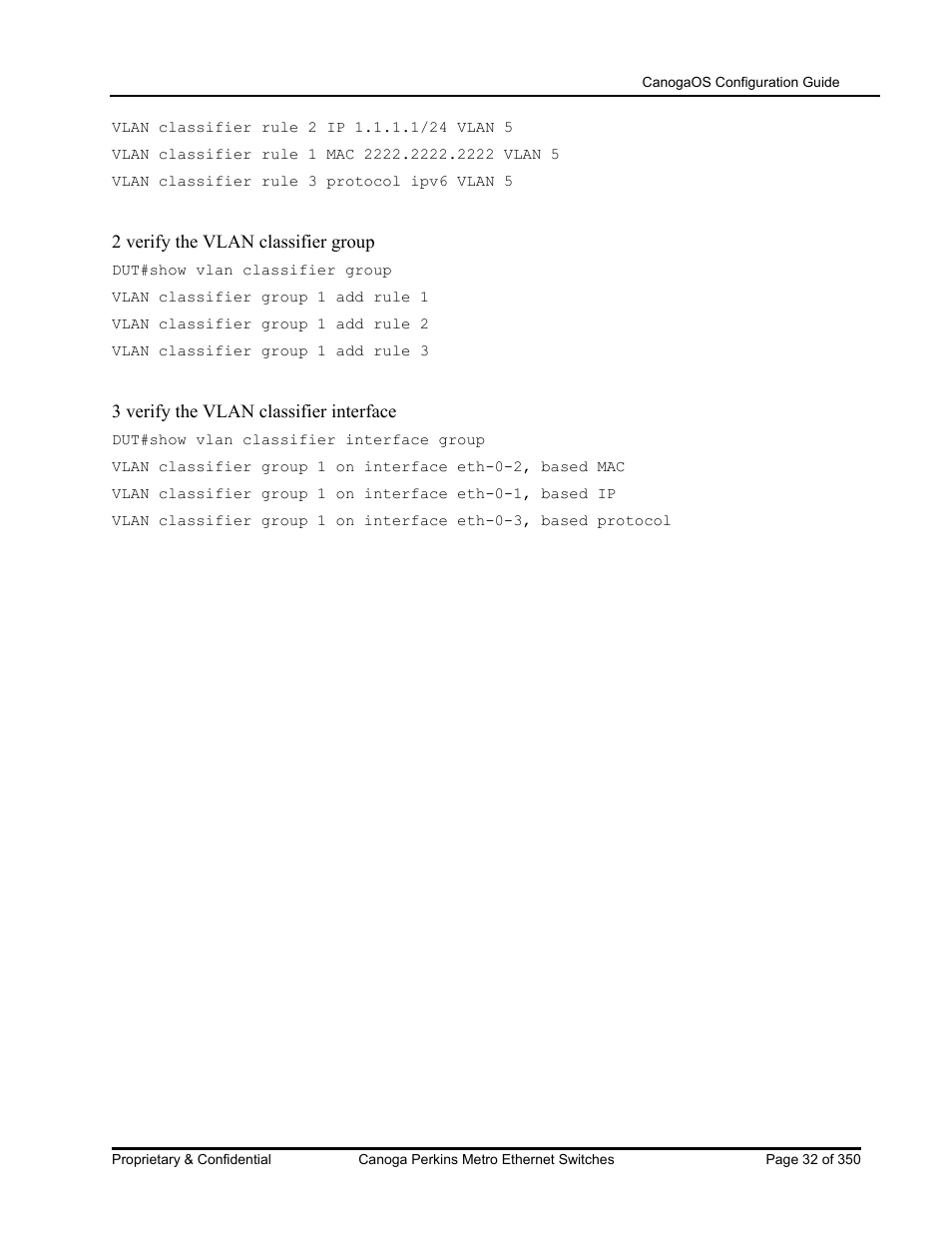 CANOGA PERKINS CanogaOS Configuration Guide User Manual | Page 32 / 350