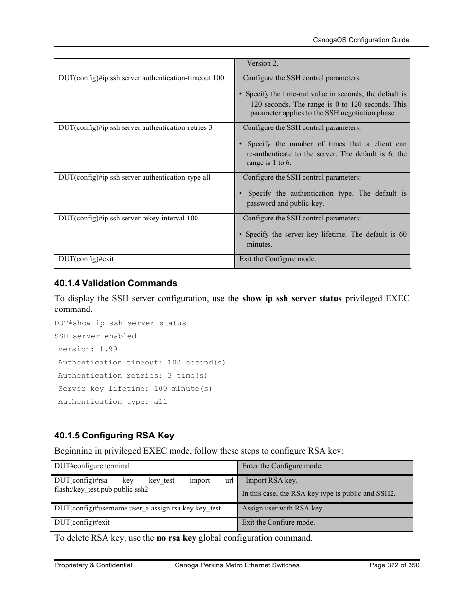 CANOGA PERKINS CanogaOS Configuration Guide User Manual | Page 322 / 350