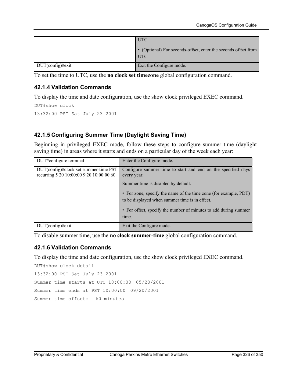 CANOGA PERKINS CanogaOS Configuration Guide User Manual | Page 326 / 350