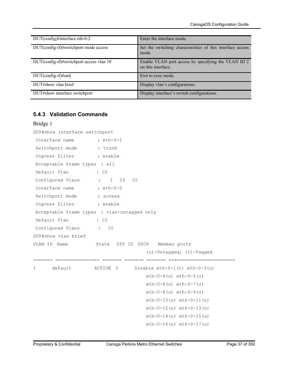 CANOGA PERKINS CanogaOS Configuration Guide User Manual | Page 37 / 350