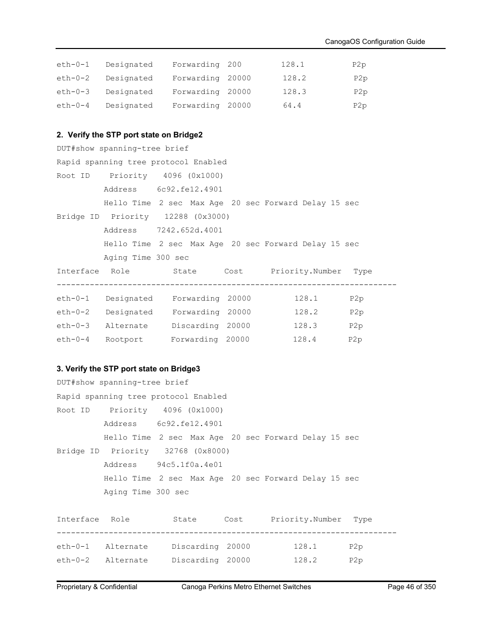 CANOGA PERKINS CanogaOS Configuration Guide User Manual | Page 46 / 350