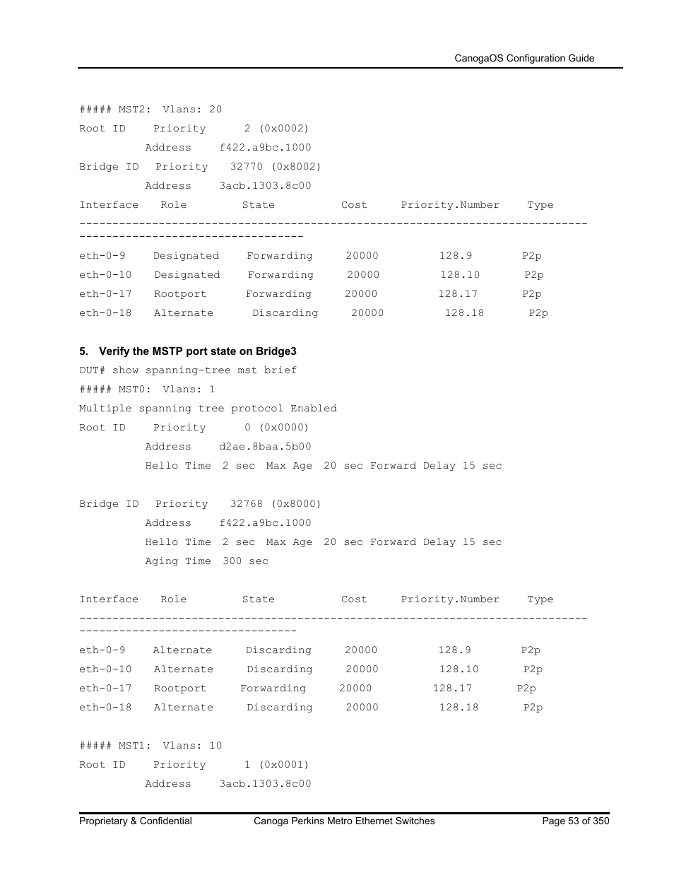 CANOGA PERKINS CanogaOS Configuration Guide User Manual | Page 53 / 350