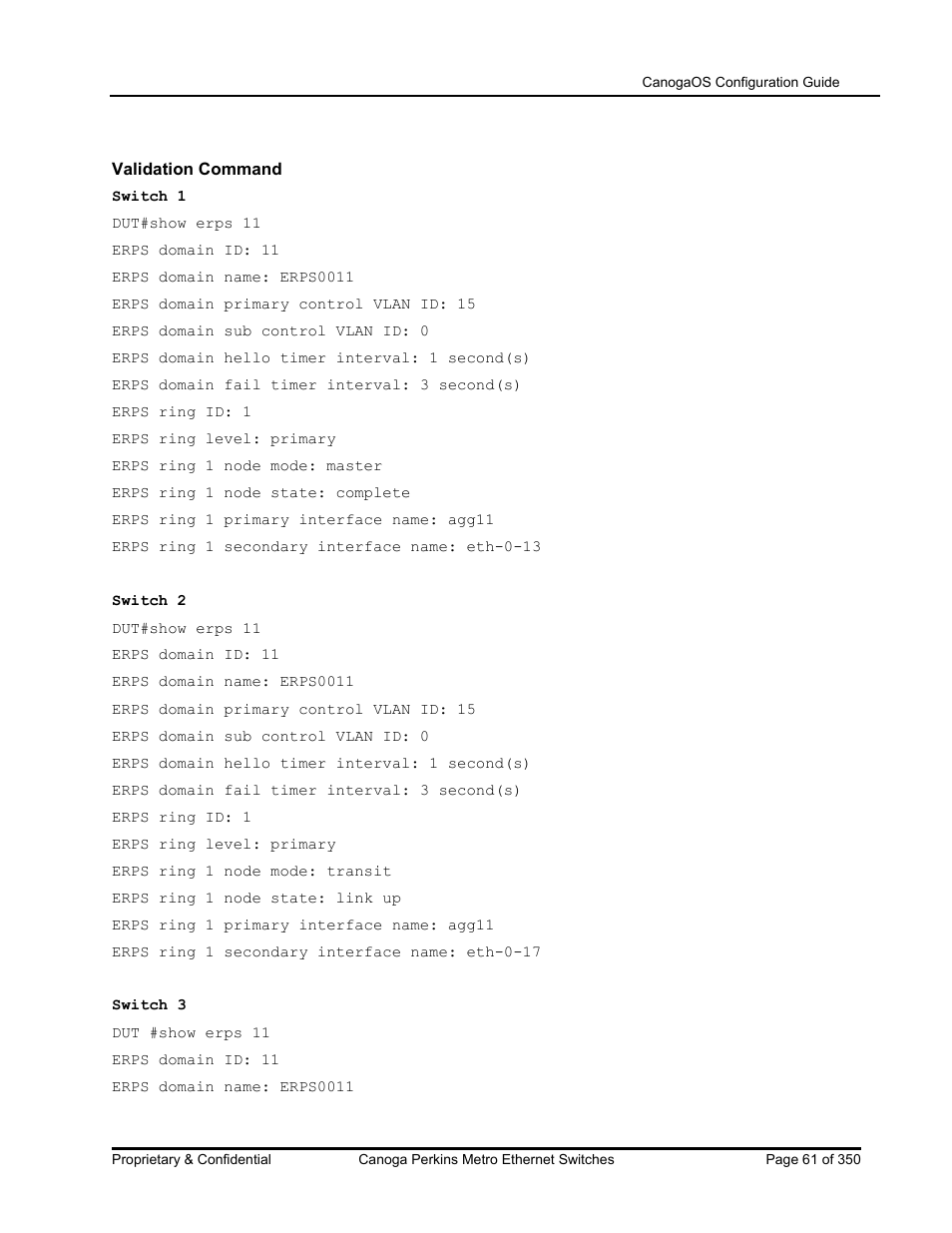 CANOGA PERKINS CanogaOS Configuration Guide User Manual | Page 61 / 350
