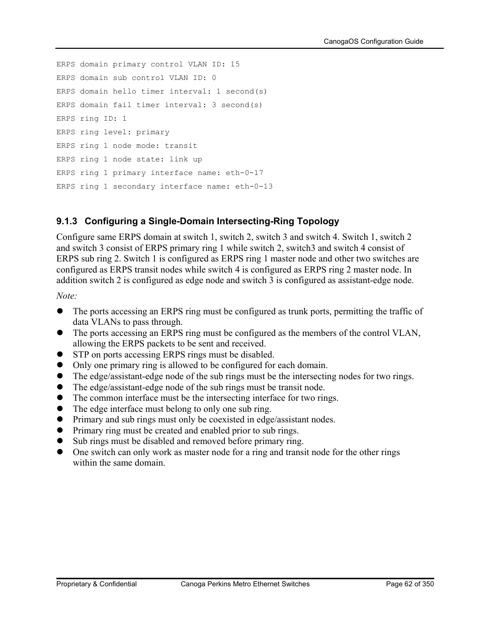 CANOGA PERKINS CanogaOS Configuration Guide User Manual | Page 62 / 350
