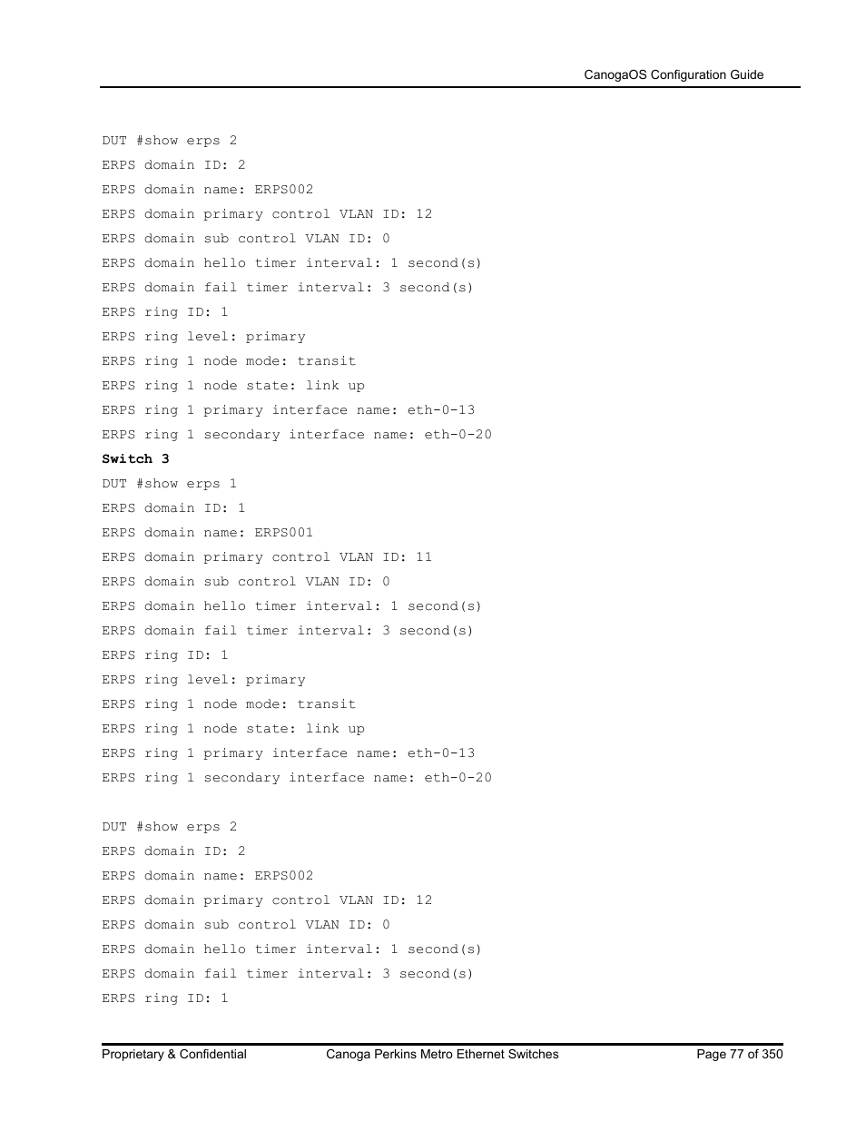 CANOGA PERKINS CanogaOS Configuration Guide User Manual | Page 77 / 350