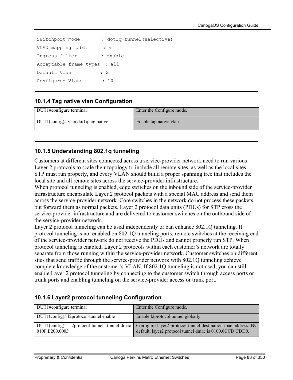 CANOGA PERKINS CanogaOS Configuration Guide User Manual | Page 83 / 350