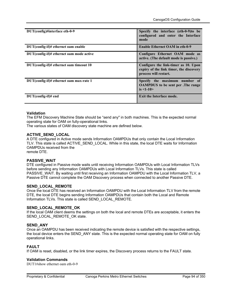 CANOGA PERKINS CanogaOS Configuration Guide User Manual | Page 94 / 350