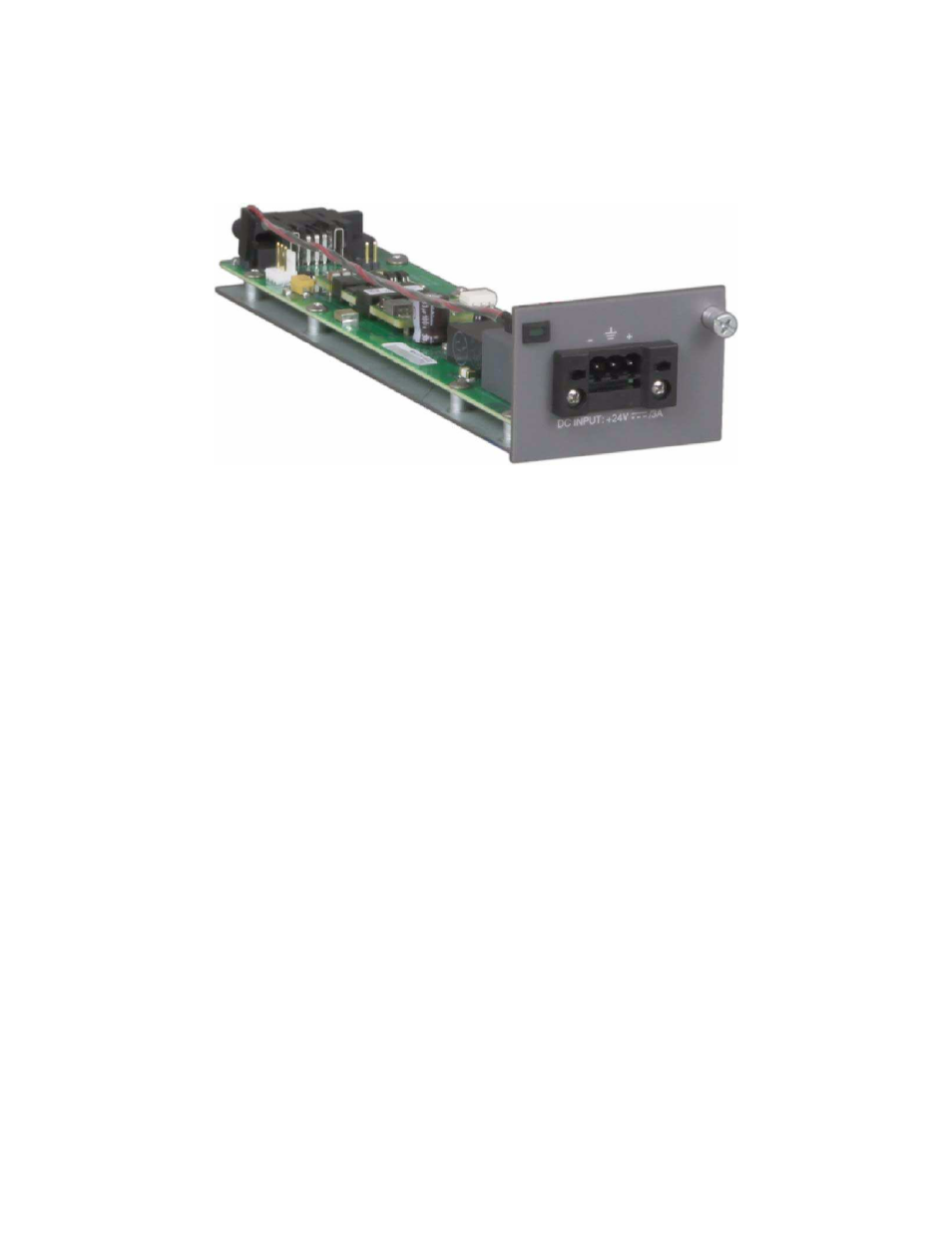 3 24 vdc power supply module, 7 reset button, 24 vdc power supply module | Reset button | CANOGA PERKINS 9145ELB Network Interface Device Hardware User Manual | Page 26 / 52