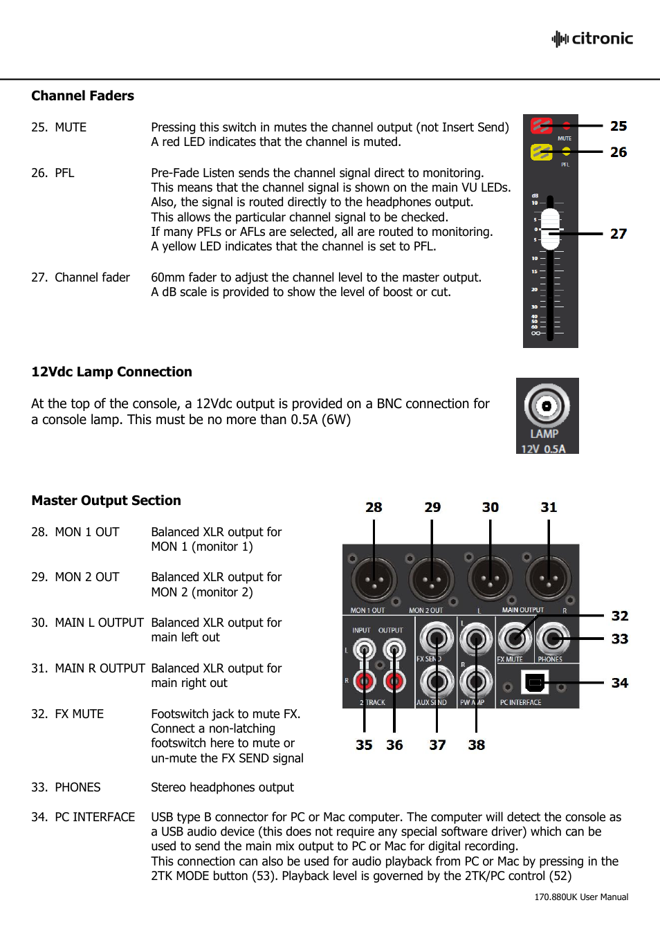 Citronic CLP1200 User Manual | Page 7 / 16