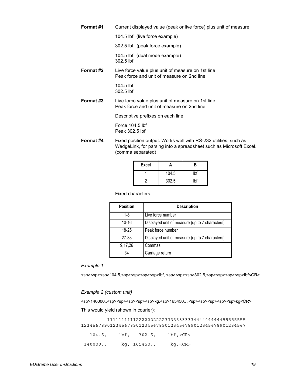 Dillon EDXtreme (Old) User Manual | Page 19 / 50