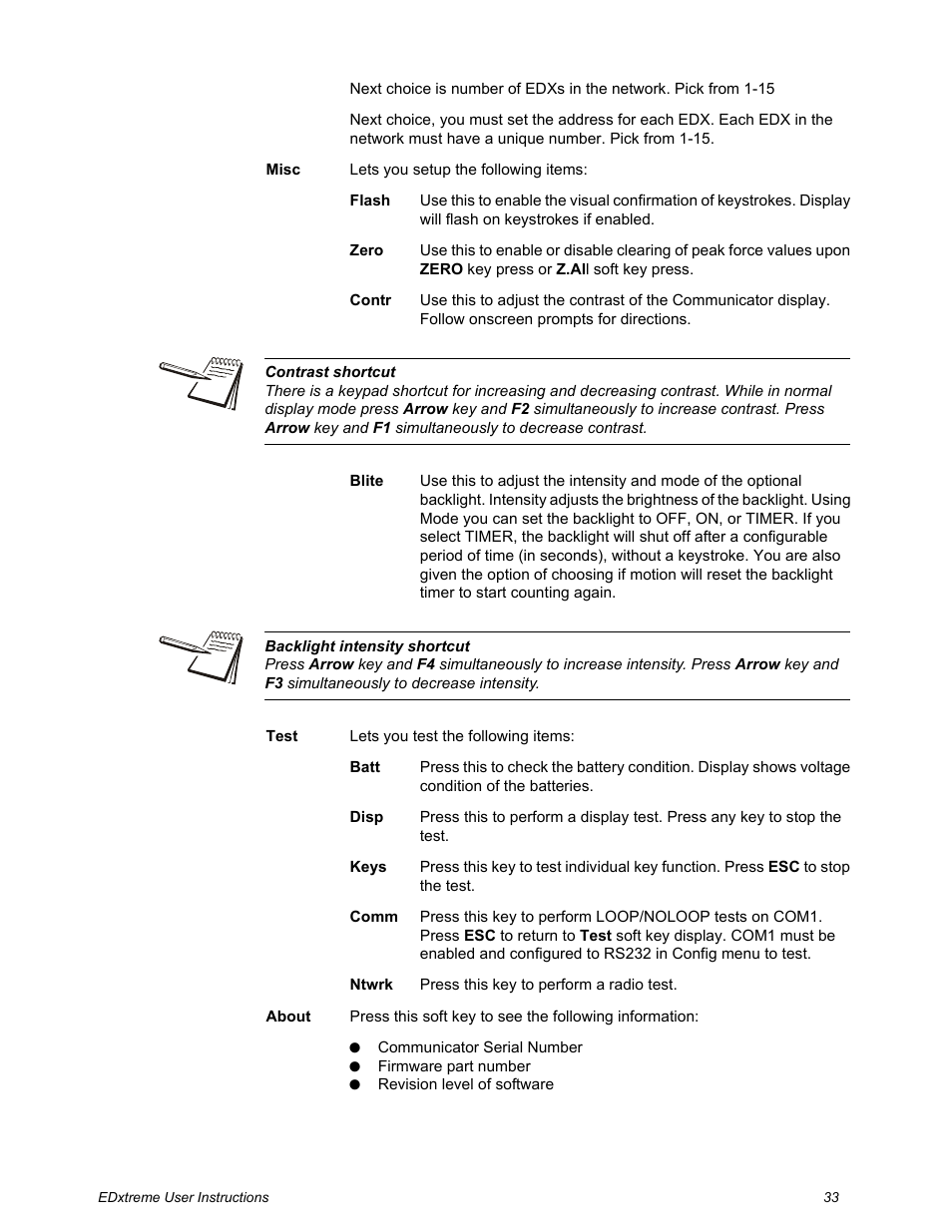 Dillon EDXtreme (Old) User Manual | Page 33 / 50