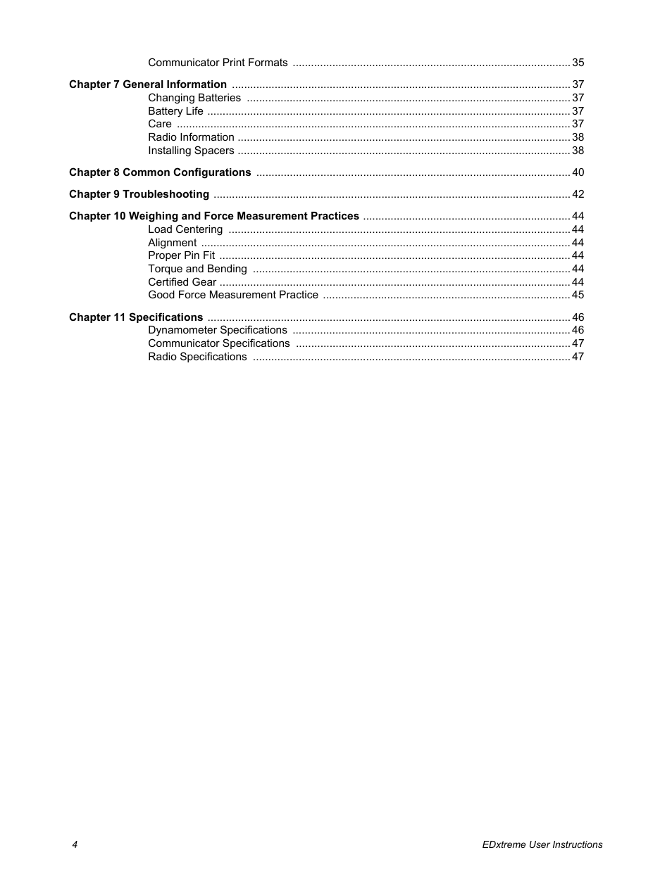 Dillon EDXtreme (Old) User Manual | Page 4 / 50