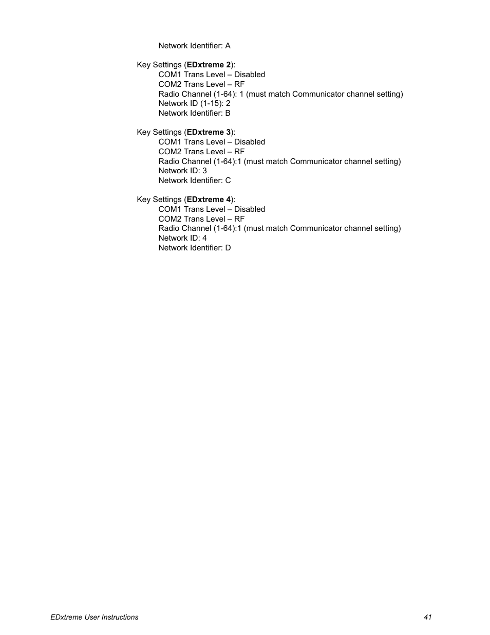 Dillon EDXtreme (Old) User Manual | Page 41 / 50