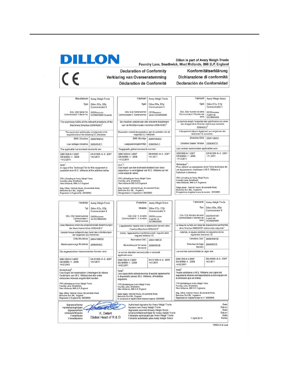 Dillon EDXtreme (Red) User Manual | Page 10 / 67