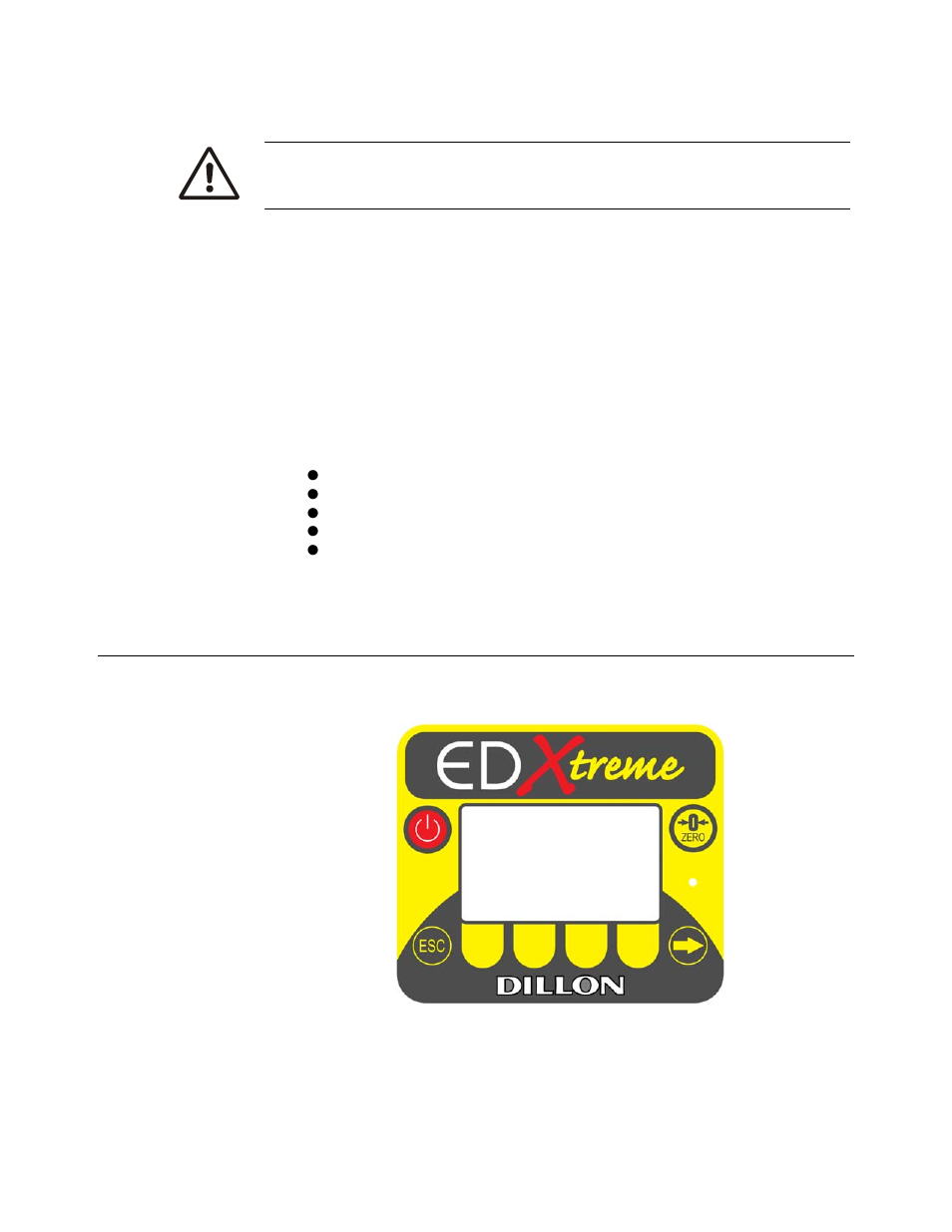 2 introduction, 1 edx front panel, Chapter 2 introduction | Edx front panel | Dillon EDXtreme (Red) User Manual | Page 12 / 67