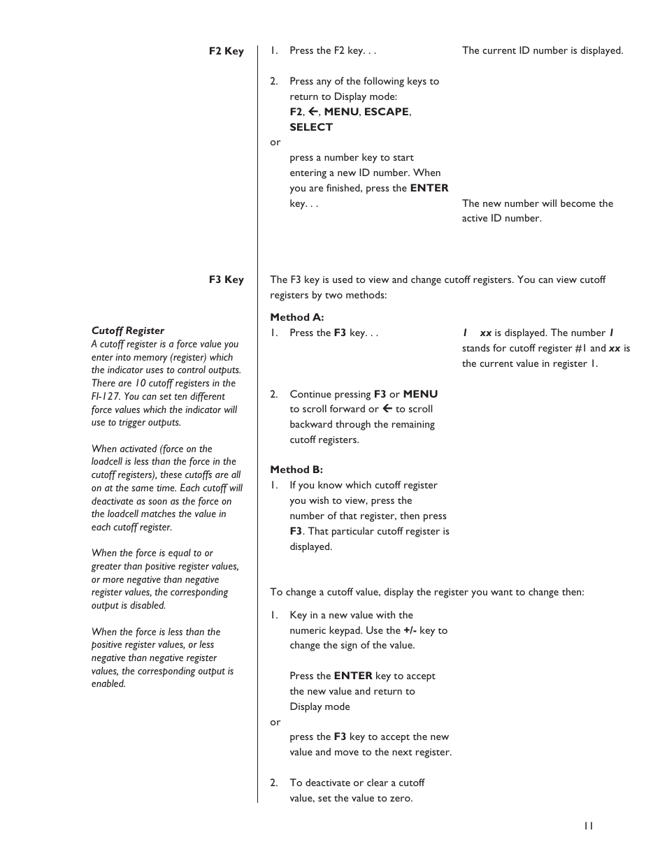 Dillon FI-127 User Manual | Page 11 / 68