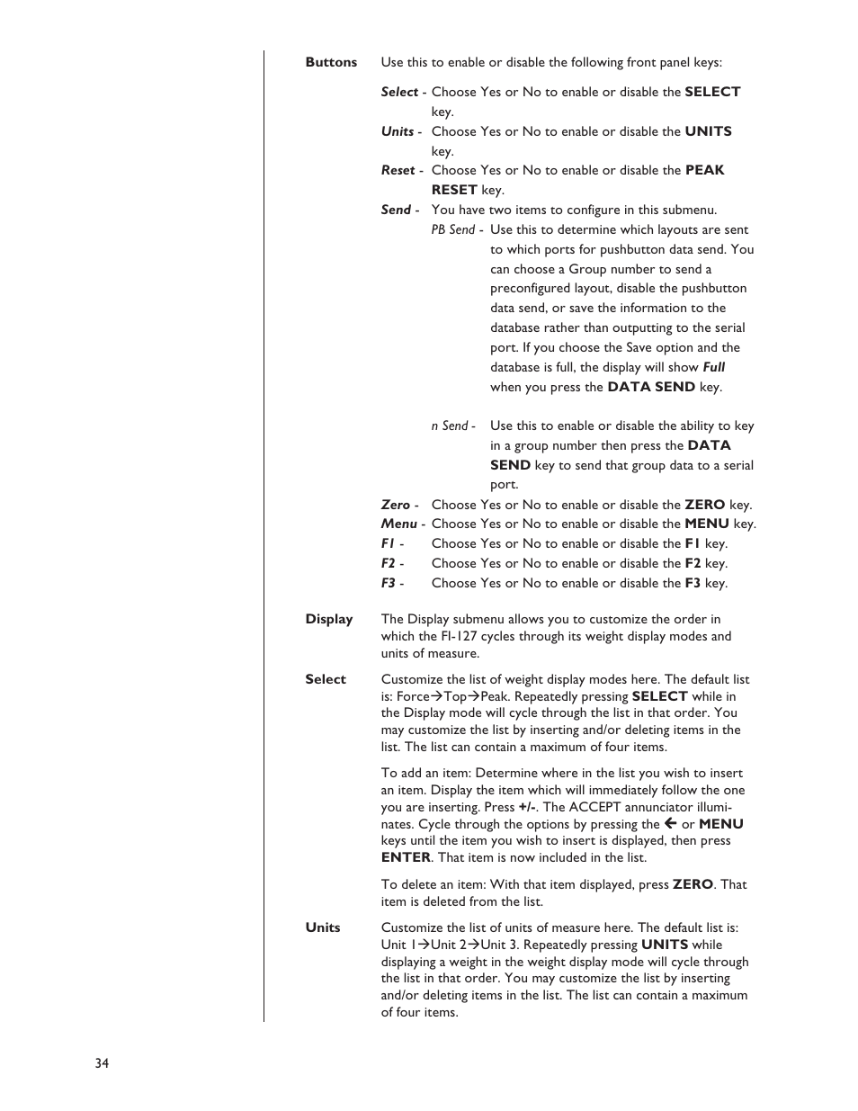 Dillon FI-127 User Manual | Page 34 / 68