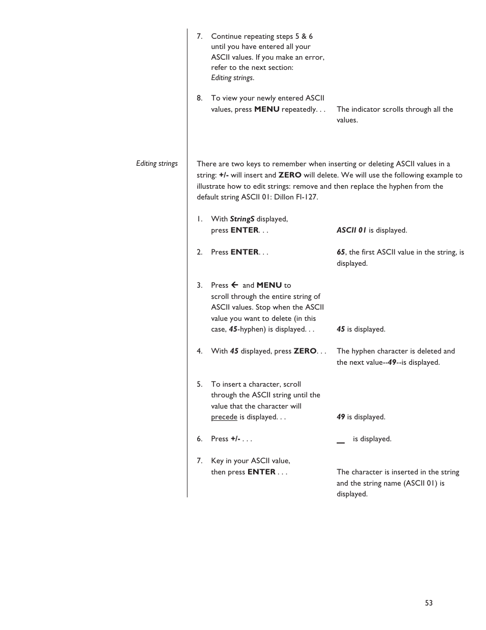 Dillon FI-127 User Manual | Page 53 / 68