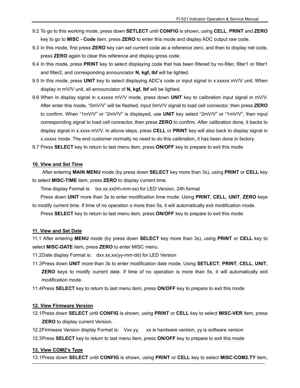 Dillon FI-521 User Manual | Page 26 / 44