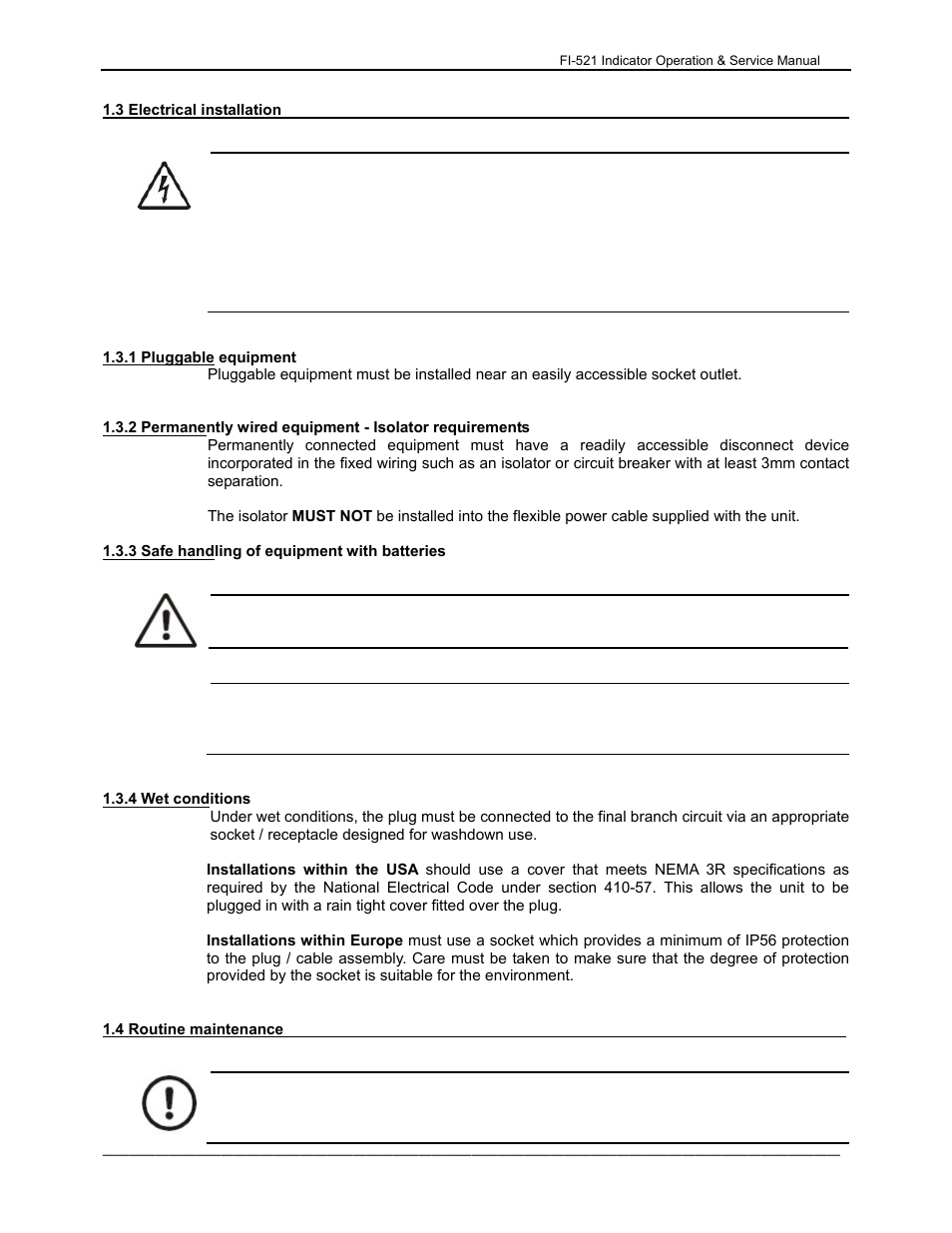 Dillon FI-521 User Manual | Page 5 / 44
