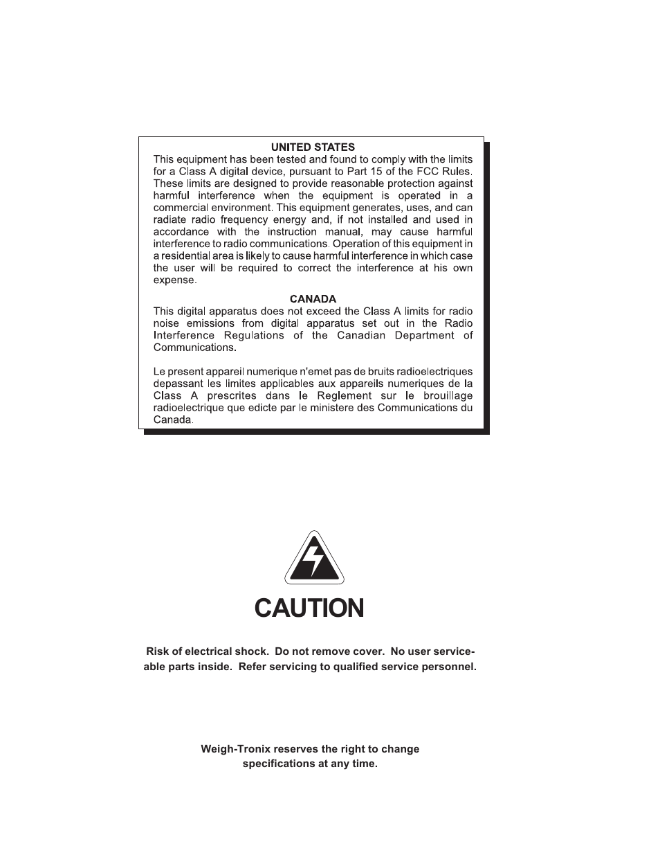 Caution | Dillon FI-90 User Manual | Page 2 / 24