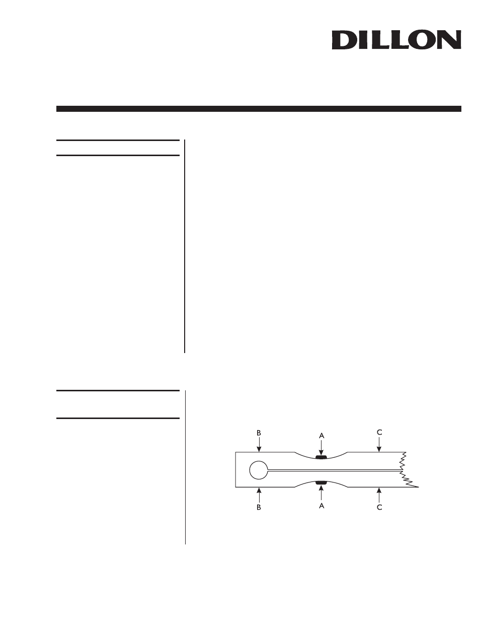 Dillon U Force Gauge User Manual | 2 pages