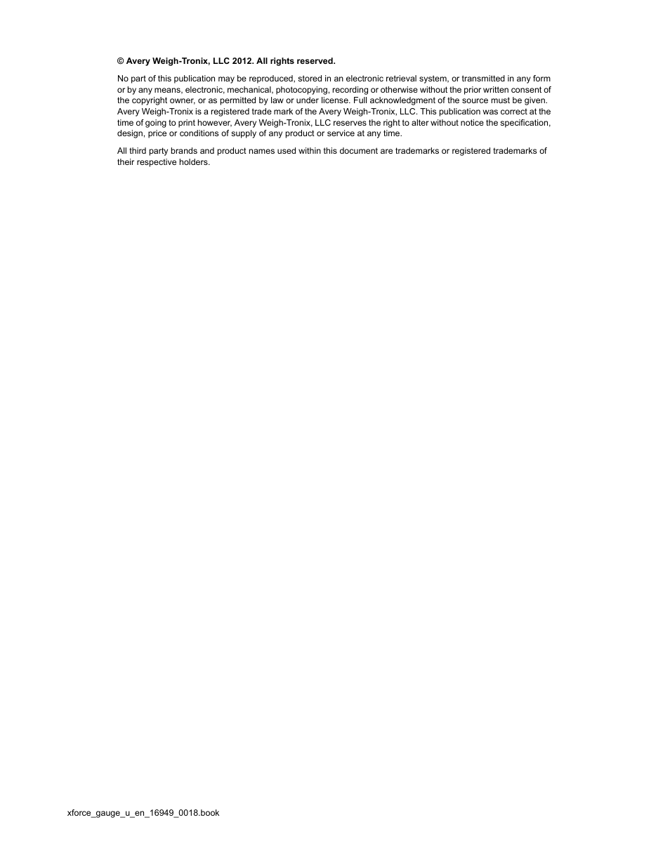 Dillon X Force Gauge User Manual | Page 2 / 18