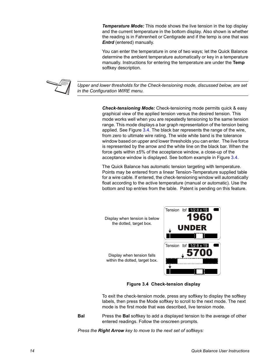 Dillon Quick Balance Tension Meter User Manual | Page 14 / 26