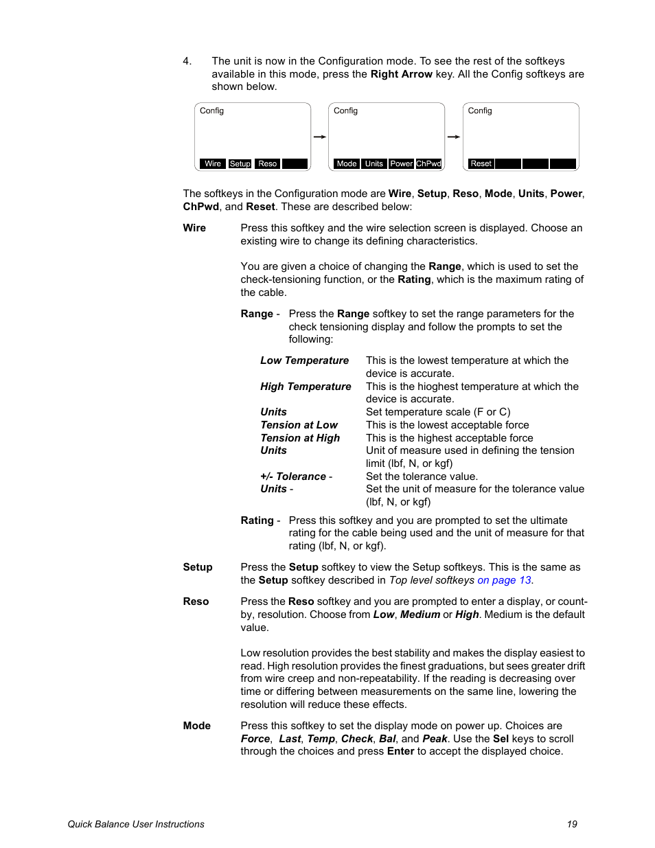 Dillon Quick Balance Tension Meter User Manual | Page 19 / 26