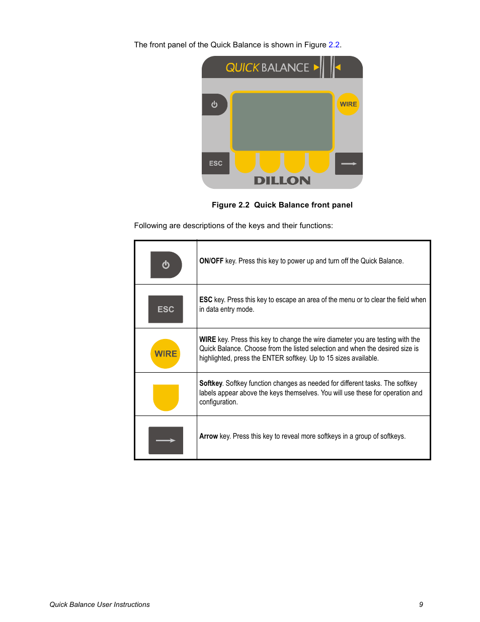 Dillon Quick Balance Tension Meter User Manual | Page 9 / 26