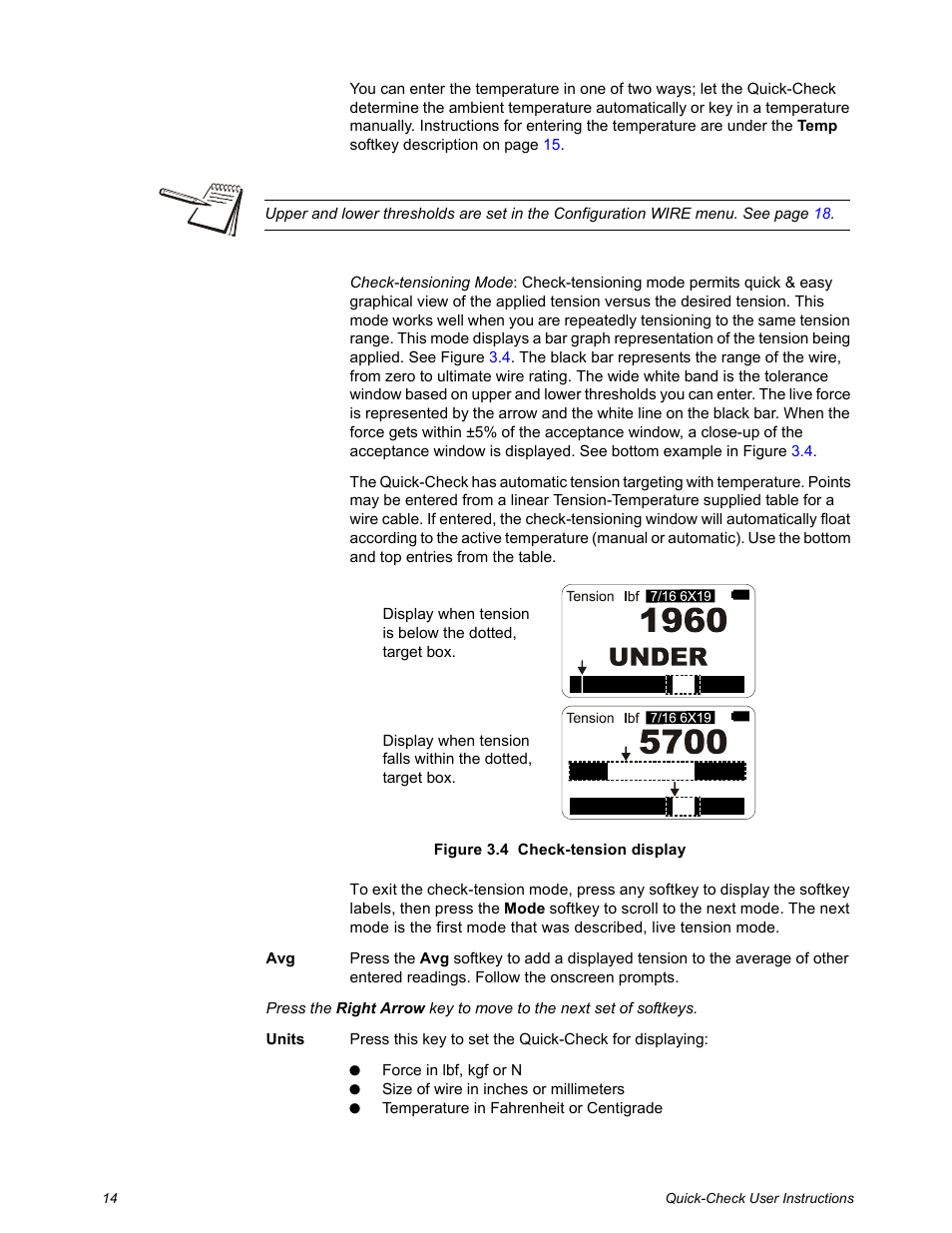 Dillon Quick-Check Wire Tension Meter (Old) User Manual | Page 14 / 28