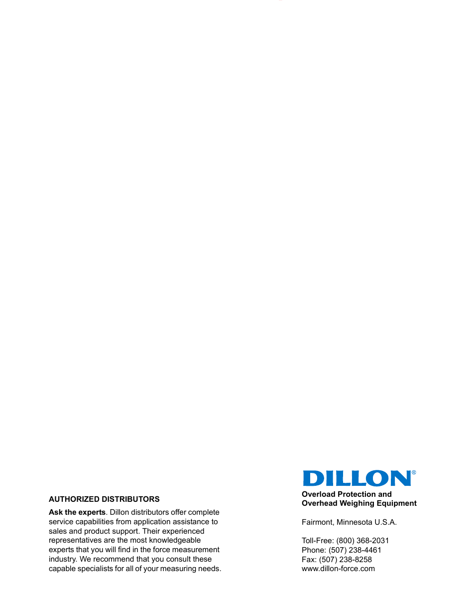 Dillon Quick-Check Wire Tension Meter (Old) User Manual | Page 28 / 28