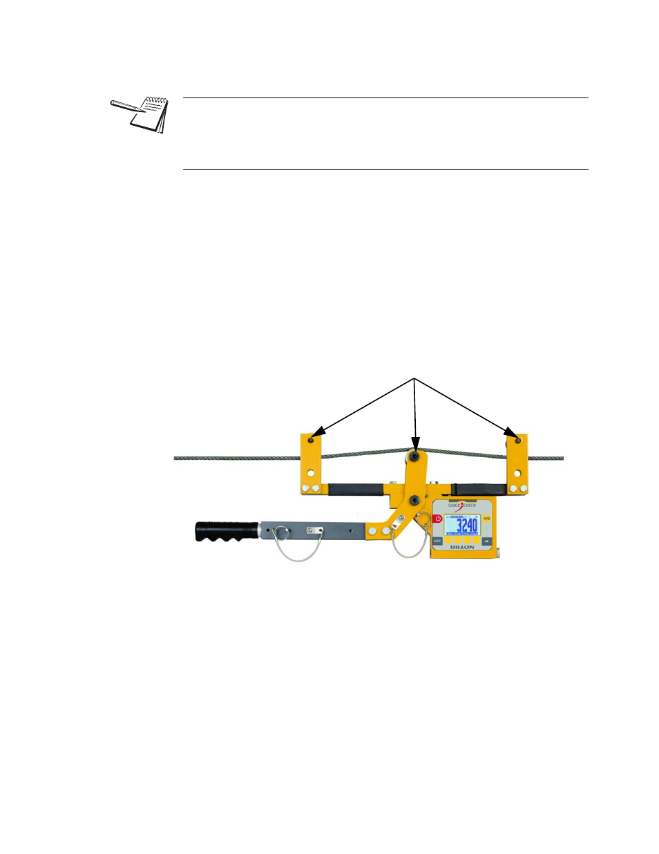 5 changing sheaves, Chapter 5 changing sheaves | Dillon Quick-Check Wire Tension Meter (Red) User Manual | Page 30 / 38