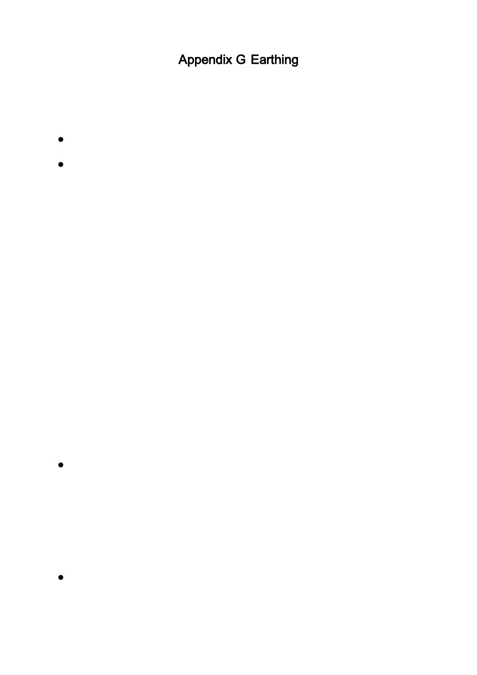 Appendix g, Earthing, Appendix g earthing | DVR systems DVR31xxH Series User Manual | Page 141 / 146