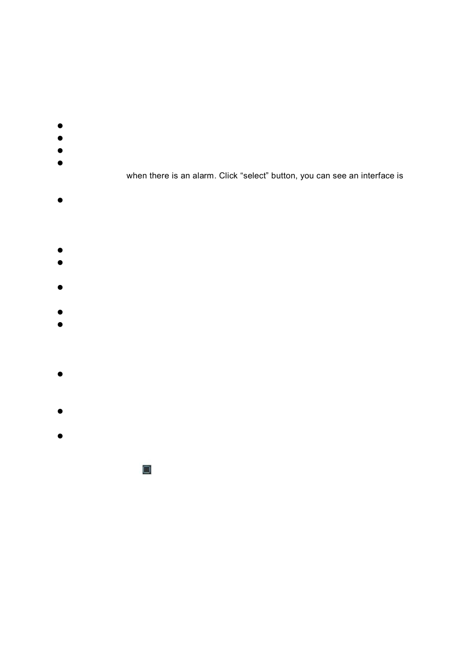 Go to alarm setup interface, Alarm setup | DVR systems DVR31xxH Series User Manual | Page 43 / 146