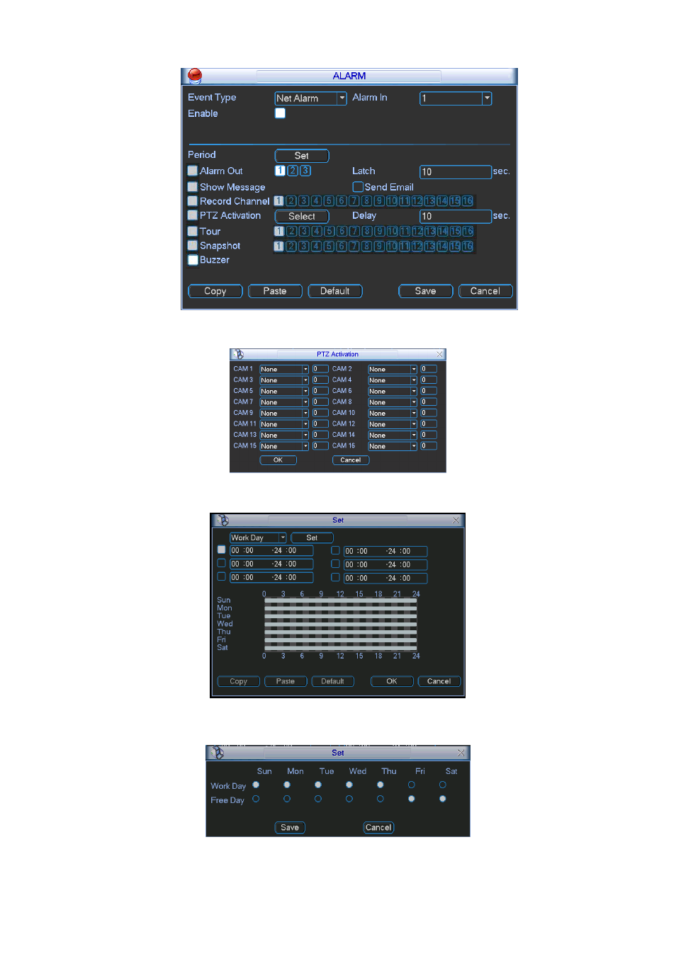 E figure 4-24, Figure 4-25, Figure 4-26 | Figure 4-27 | DVR systems DVR31xxH Series User Manual | Page 44 / 146